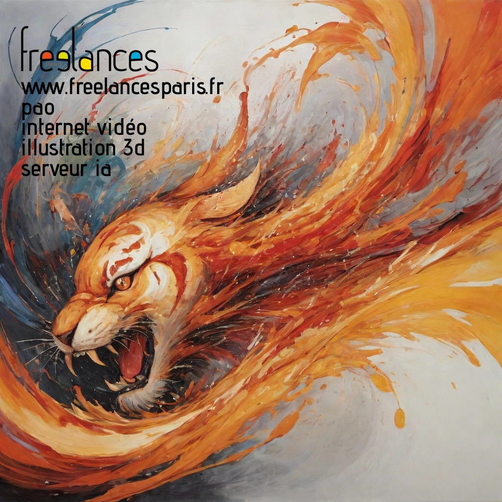 Pao mise en page internet vidéo illustration 3d serveur IA générative AI freelance paris studio de création magazines lubssmh0